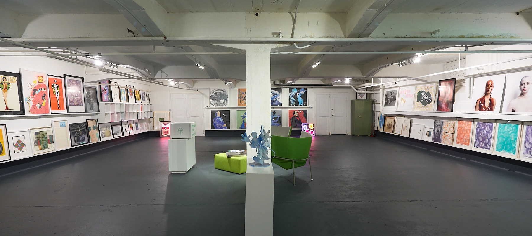 Art gallery interior